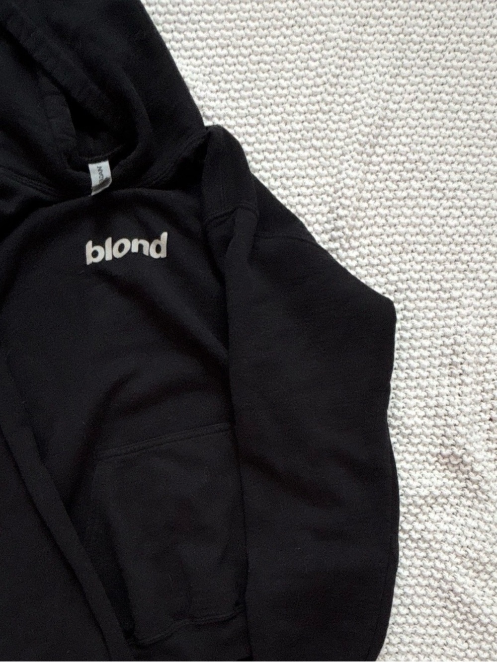 Frank ocean Gildan Heavy Blend Black blond logo